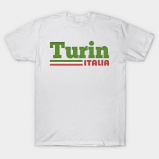 Turin, Italy // Retro Styled Italian Design T-Shirt